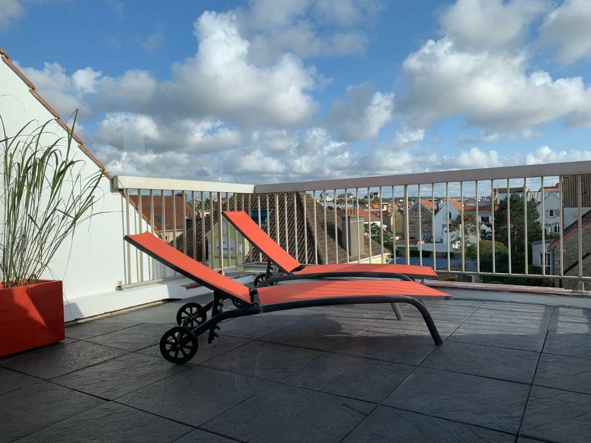 Appartement La Terrasse vue Mer du 42 Ferber, Plein Sud Wifi à Wimereux Extérieur photo